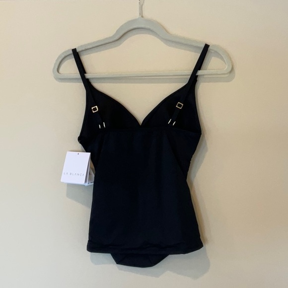 NWT-La Blanca Swimsuit Tankini Top - Picture 5 of 8